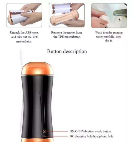 B-Series maszturbátor vibrációval