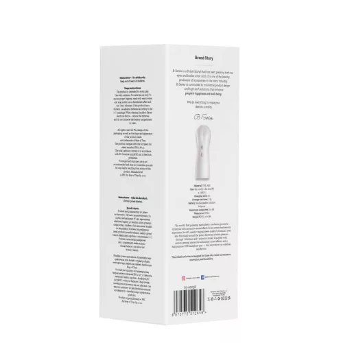 B Series Masturbátor fehér USB 7+7 funkcióval