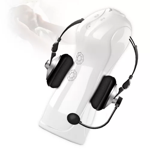 B Series Masturbátor fehér USB 7+7 funkcióval