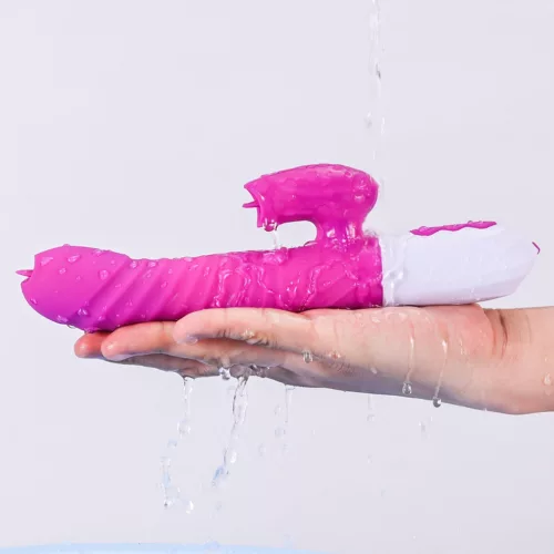 Szexjáték Vibrátor Rezgő, melegíthető, 7 mód, vízálló lila