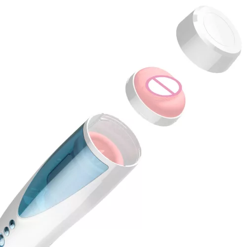 USB újratölthető forgó-vibráló maszturbátor 10+10 funkcióval beszélő móddal
