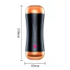 Interaktív USB többszörös rezgő maszturbátor dupla véggel