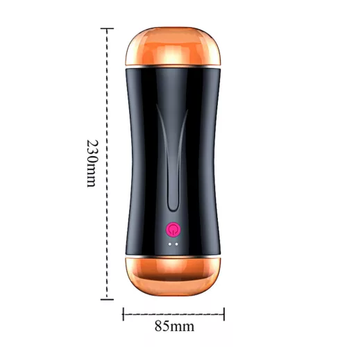 Interaktív USB többszörös rezgő maszturbátor dupla véggel