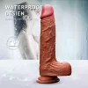 Vibrátor Szilikon rezgő forgó teleszkópos melegíthető 21 cm