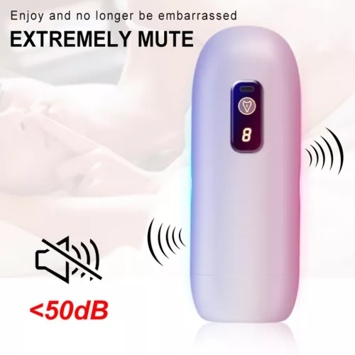 Masturbátor USB újratölthető 8 rezgésfunkcióval
