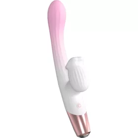   Dual Action Vibrátor 7 mód, 7 szívás, melegíthető USB töltés 18,7 cm