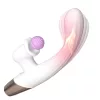 Dual Action Vibrátor 7 mód, 7 szívás, melegíthető USB töltés 18,7 cm