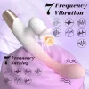 Dual Action Vibrátor 7 mód, 7 szívás, melegíthető USB töltés 18,7 cm