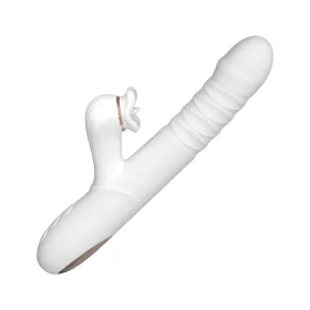   Vibrátor rotációval, nyelvmozgással G-pont stimuláló 23,5 cm fekete