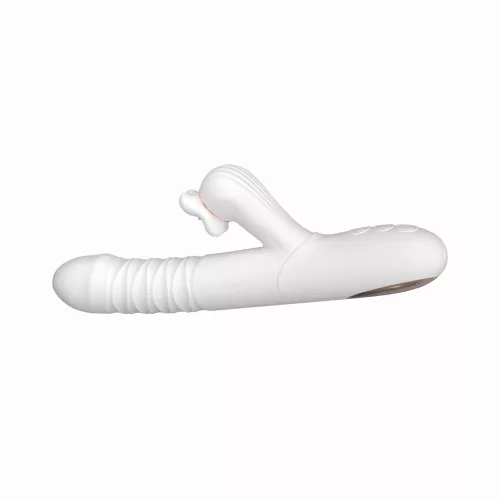 Vibrátor rotációval, nyelvmozgással G-pont stimuláló 23,5 cm fekete