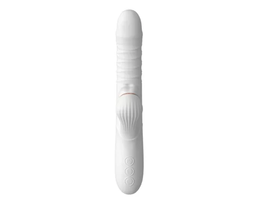 Vibrátor rotációval, nyelvmozgással G-pont stimuláló 23,5 cm fekete