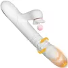Vibrátor rotációval, nyelvmozgással G-pont stimuláló 23,5 cm fekete
