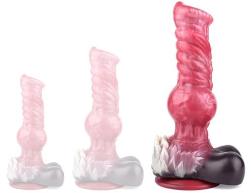 Dildo szőrös farkas L 27 x 9.5cm