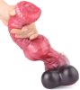 Furry Wolf – prémium méretű dildo 27 x 9,5 cm
