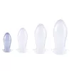 Plug Egg Clear S – átlátszó prémium tojás vibrátor