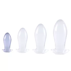 Plug Egg Clear S – átlátszó prémium tojás vibrátor
