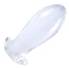 Plug Egg Clear S – átlátszó prémium tojás vibrátor
