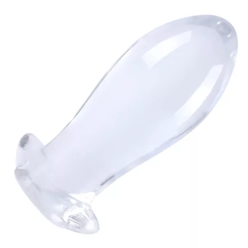 Plug Egg Clear S – átlátszó prémium tojás vibrátor
