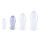 Transzparens Plug Egg – érzéki tojásforma vibrátor M méretben
