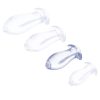 Transzparens Plug Egg – érzéki tojásforma vibrátor M méretben