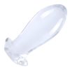 Transzparens Plug Egg – érzéki tojásforma vibrátor M méretben