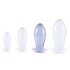 Plug Egg Clear – átlátszó prémium tojás vibrátor