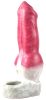 Yorkshire Terrier péniszvédő – érzéki pink-szürke 17 x 6 cm