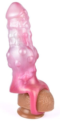 Toadix - Premium pénisz hüvely, 17 x 6 cm, rózsaszín