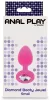 Jewelry Plug – Gyönyörű pink gyémánt popsi izgató S 6x2,8cm
