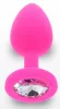 Jewelry Plug – Gyönyörű pink gyémánt popsi izgató S 6x2,8cm
