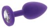 Bijou Diamond Plug - prémium anális kényeztető, lila
