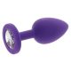 Bijou Diamond Plug - prémium anális kényeztető, lila