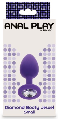 Bijou Diamond Plug - prémium anális kényeztető, lila