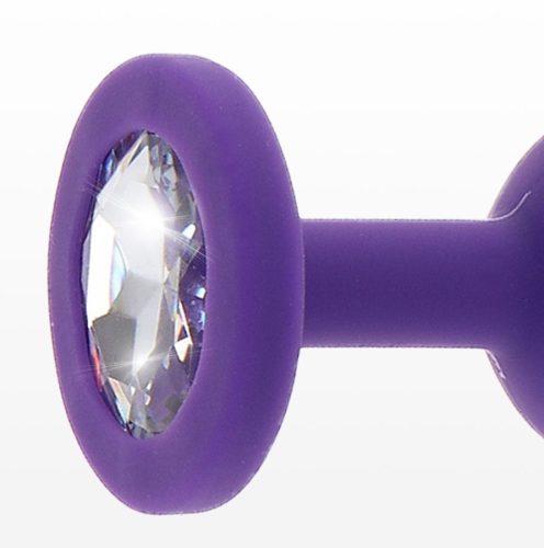 Bijou Diamond Plug - prémium anális kényeztető, lila