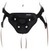 Strap-On Deluxe – prémium fekete dildós heveder پن
