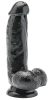 Dildo Jr Aby – Prémium fekete íntöltő 12 cm