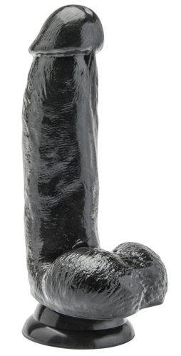 Dildo Jr Aby – Prémium fekete íntöltő 12 cm