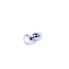   Plug-jewellery Anál plug Led fény, hűthető melegíthető 7 cm ezüst