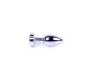 Plug-jewellery Anál plug Led fény, hűthető melegíthető 7 cm ezüst