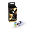 MyLove Toys Anál plug Led fényes pulzáló 7 cm ezüst