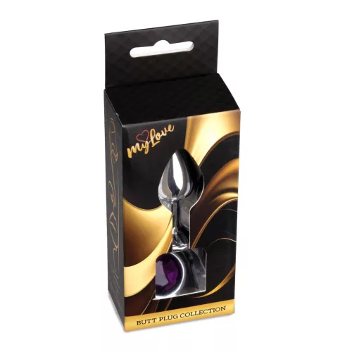 MyLove Toys Anál plug Exkluzív acél, hűthető 7 cm lila