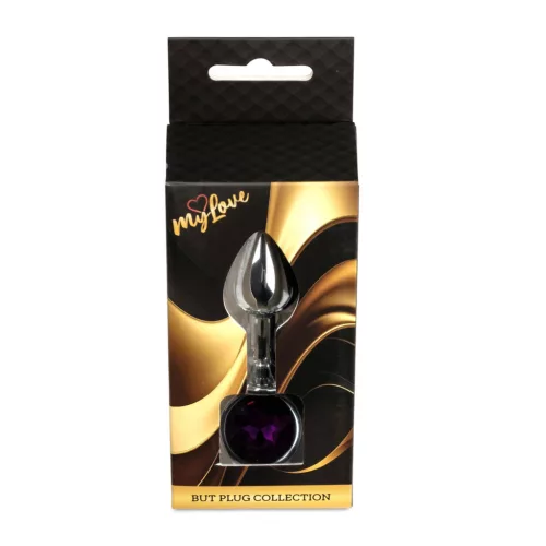 MyLove Toys Anál plug Exkluzív acél, hűthető 7 cm lila