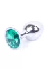 Mylove Toys Anál plug exkluzív rozsdamentes acél hűthető 7 cm zöld