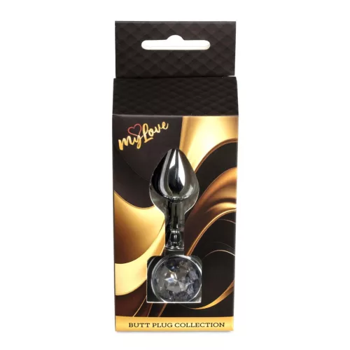Mylove Toys Anál plug Fém, hűtő-melegíthető 7 cm átlátszó