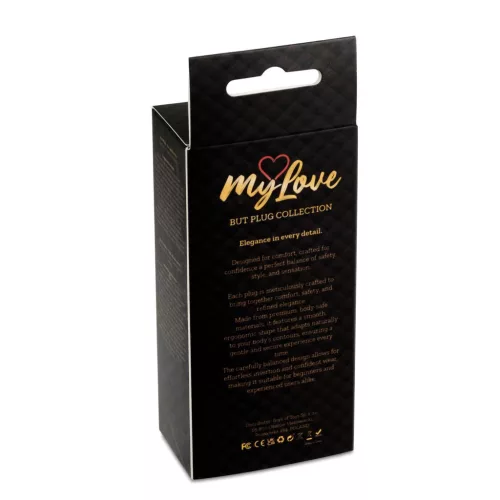 Mylove Toys Anál plug Fém, hűtő-melegíthető 7 cm átlátszó