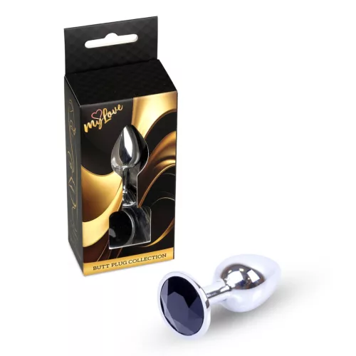 MyLove Toys Anál plug fém hűthető melegíthető 7 cm fekete