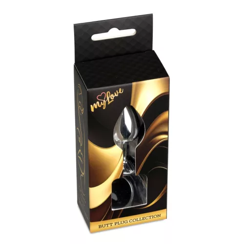 MyLove Toys Anál plug fém hűthető melegíthető 7 cm fekete