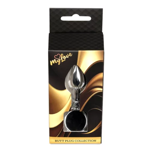MyLove Toys Anál plug fém hűthető melegíthető 7 cm fekete