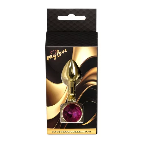 Mylove Toys Anál plug Fém, ékszer 7 cm rózsaszín