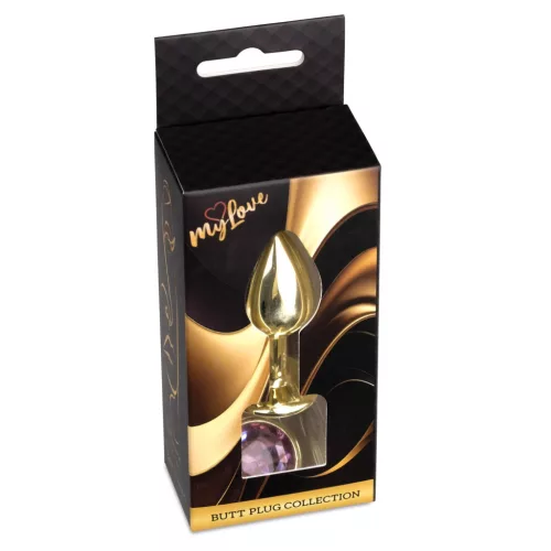 MyLove Toys Anál plug Fém hűthető melegíthető 7 cm arany